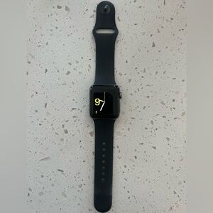 38mm Apple Watch Series 3 with black band size S/M